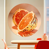 Orange Party Walldecoration Wandkraft