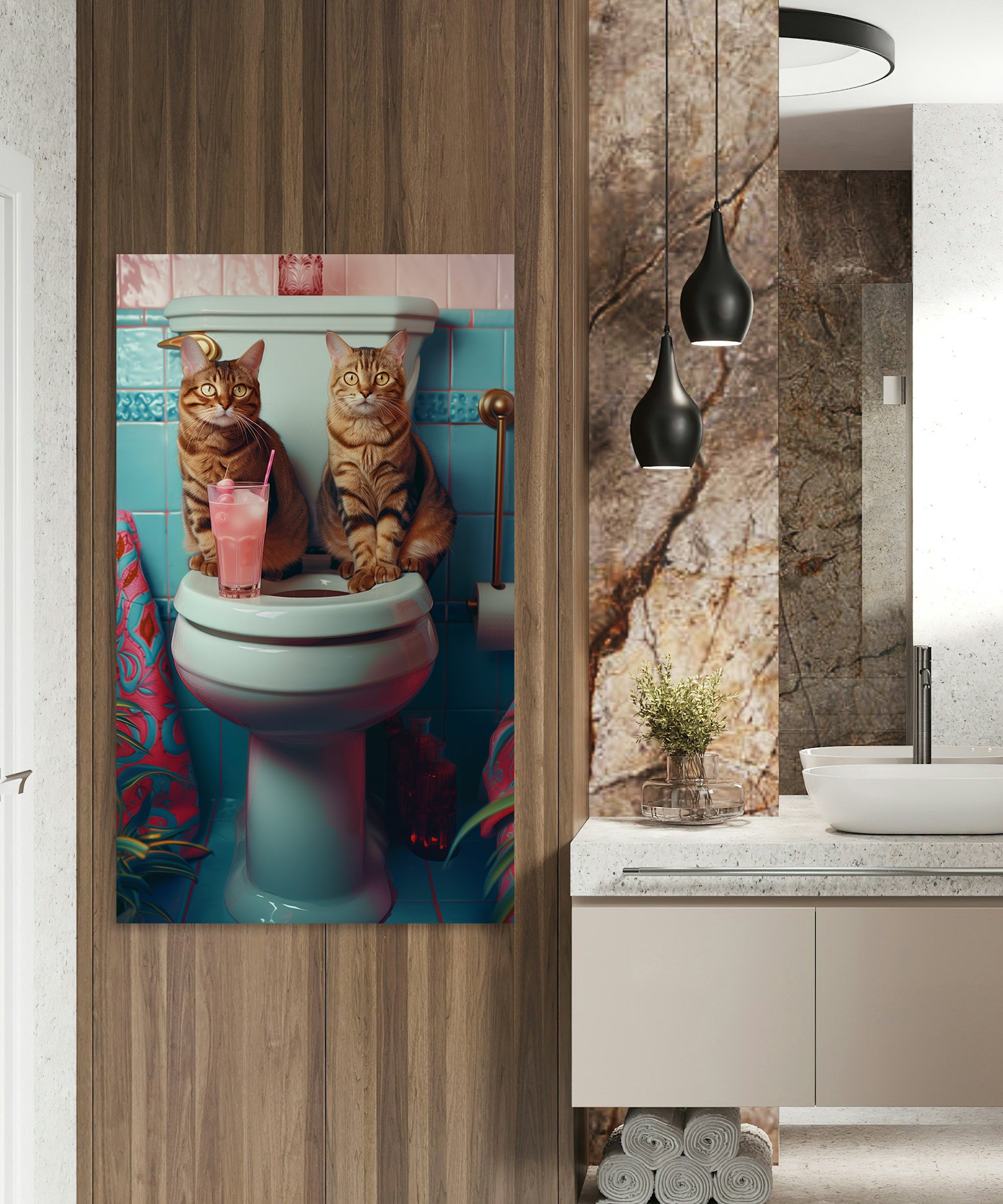 Cats Walldecoration Wandkraft