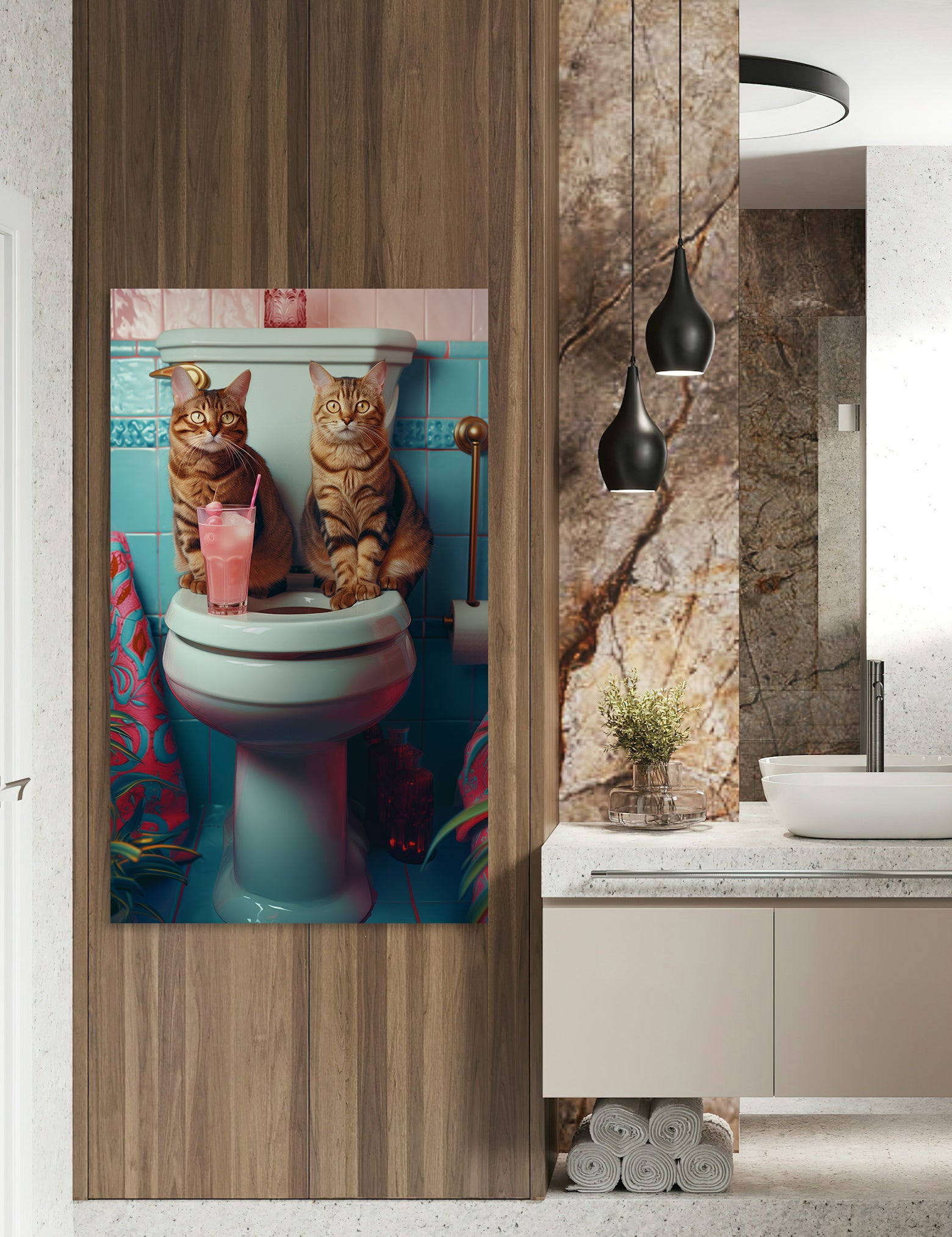 Cats Walldecoration Wandkraft Default Title