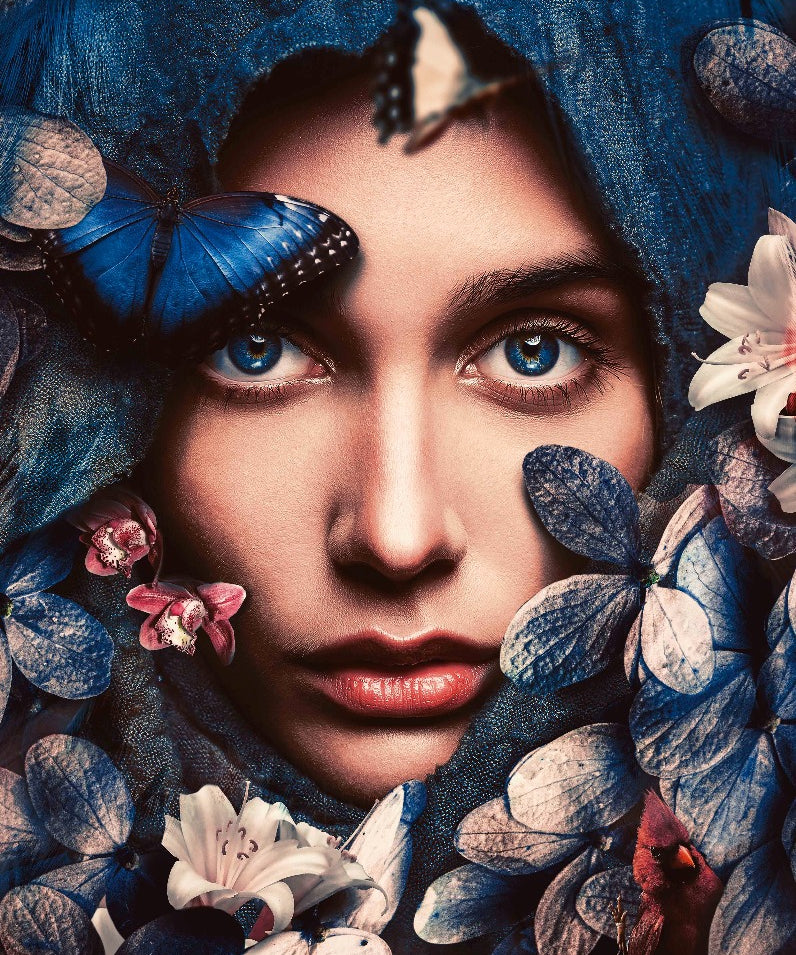Mesmerizing Eyes Walldecoration Wandkraft 70x118 cm