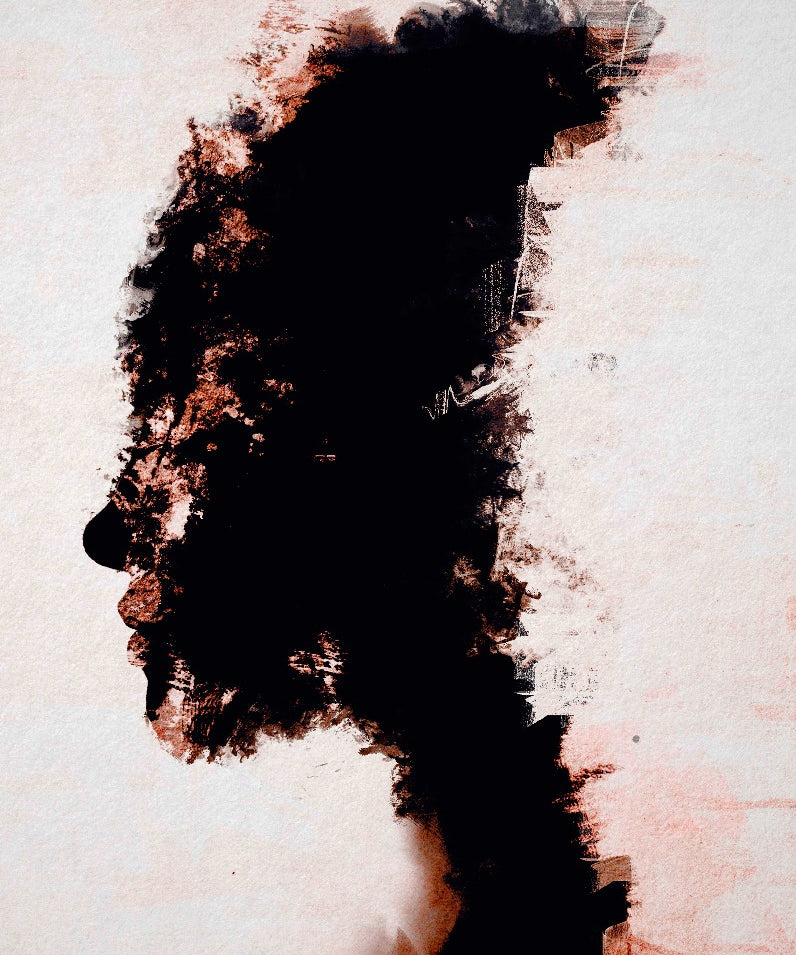 Silhouette II Walldecoration Wandkraft 70x118 cm