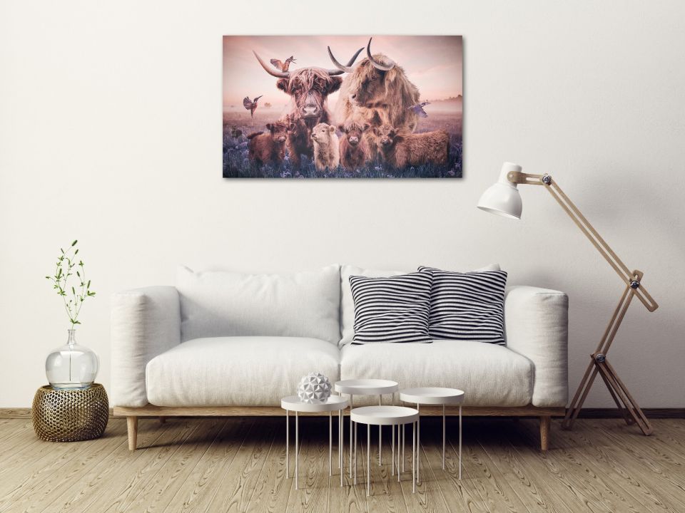 Highlander Family Walldecoration Wandkraft