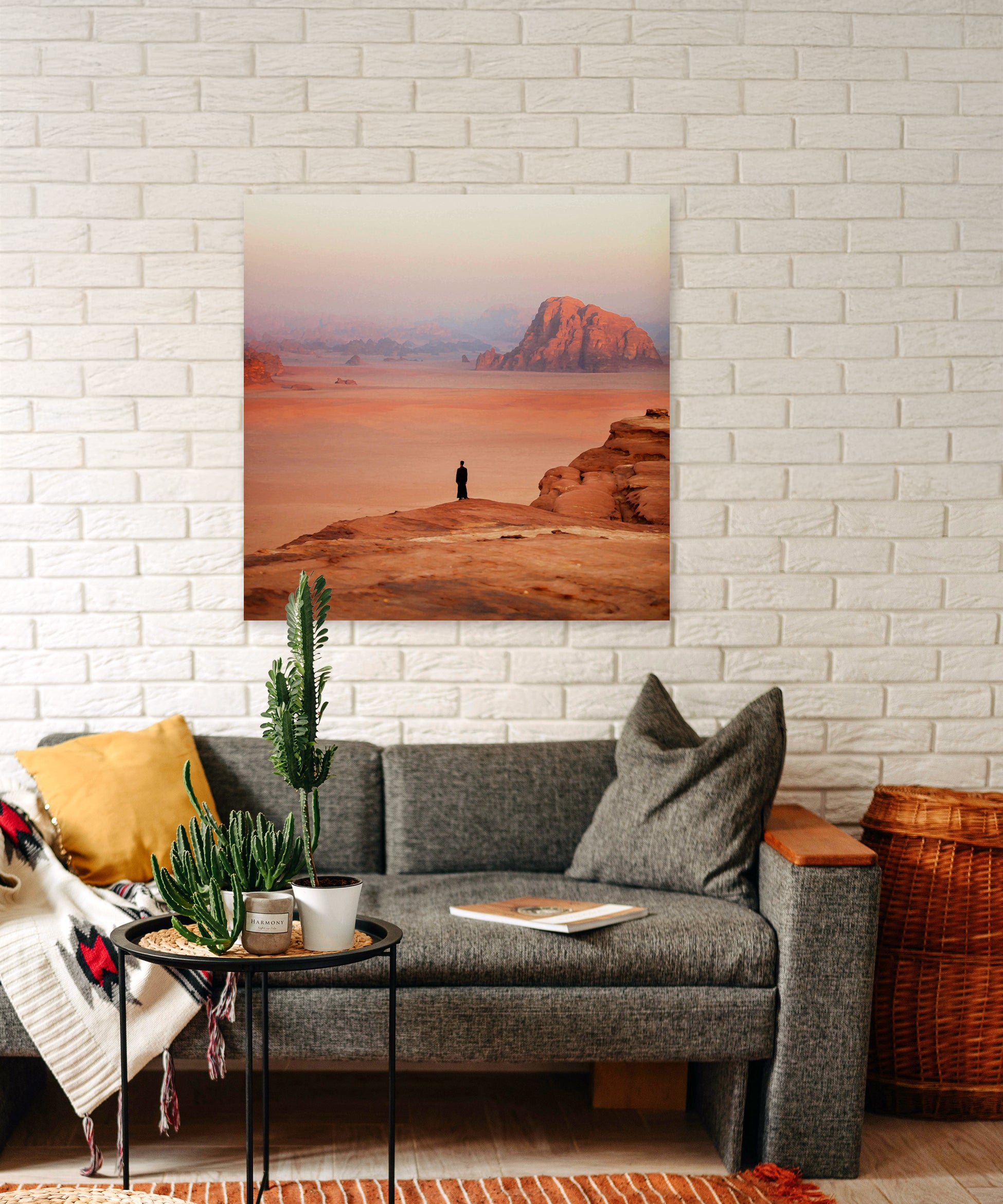 Beyond the horizon Walldecoration Wandkraft 74x74 cm