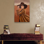 Windswept Brim sfeerbeeld zonder lijst in moderne luxe interieur