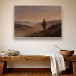 Windswept Path sfeerbeeld met blanke houten lijst in landelijk interieur