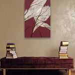 Winter Branches Stimmungsbild ohne Rahmen im modernen Interieur