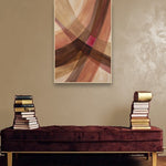 Woven Light ambiance avec cadre en bois clair dans un intérieur de luxe moderne